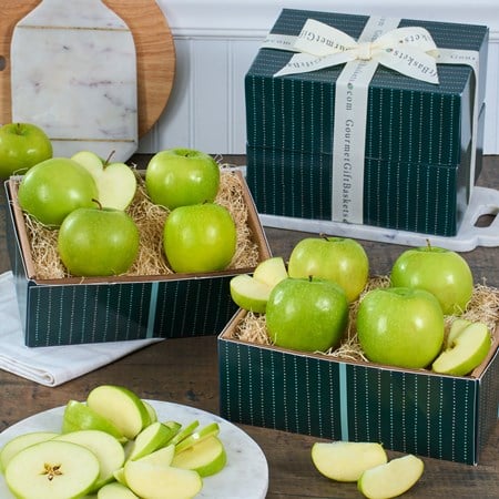 Crunchy and Crisp Green Apples Fruit Gift Tower - MyHairMail Wigs