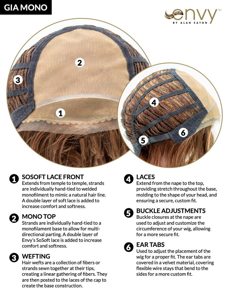 Gia Mono by Envy - MyHairMail Wigs