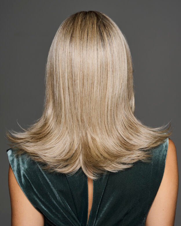 Full Finesse by Gabor | Long Layered Wig with Curtain Bangs - MyHairMail Wigs