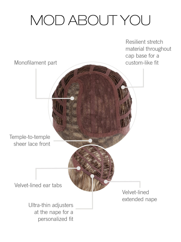 Mod About You by Gabor | Synthetic Lace Front Wig (Mono Part) - MyHairMail Wigs