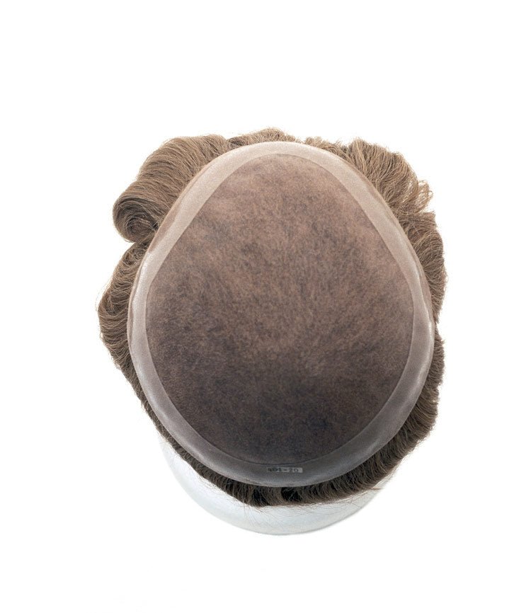401 Men's System H by WIGPRO: Mono - top Human Hair Topper - MyHairMail Wigs