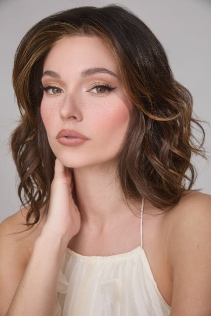 Medium Wavy TP Mono Topper by Amore - MyHairMail Wigs