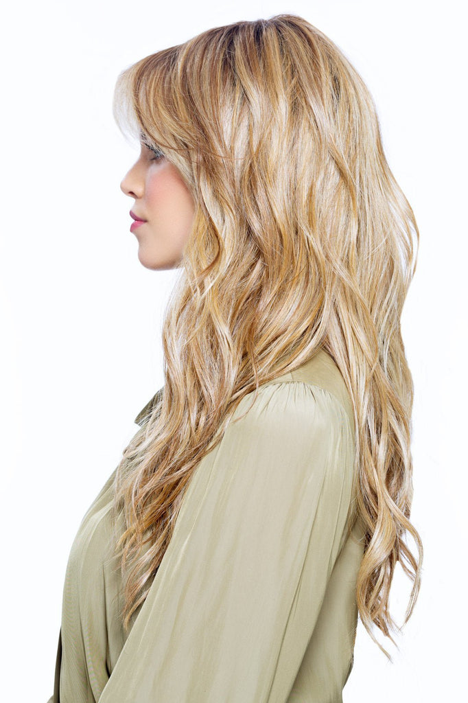 California Beach Waves by TressAllure | Mono Top - Look Fabulous Realistic - MyHairMail Wigs