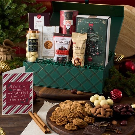 Gourmet Holiday Chocolate and Cookies Gift Box - MyHairMail Wigs