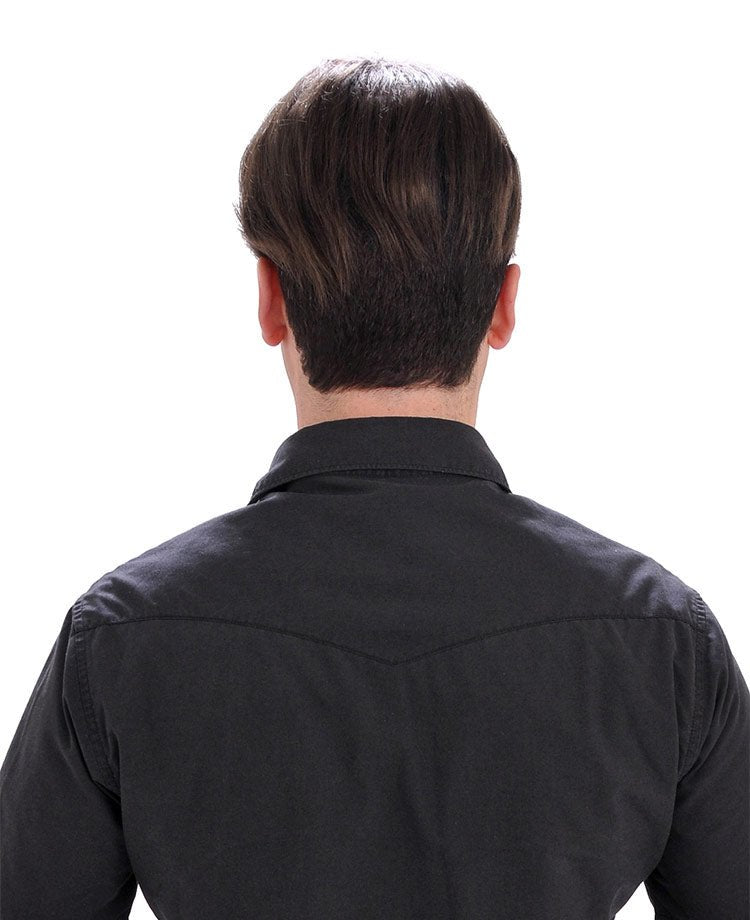 402 Men's System H by WIGPRO: Mono - Top Human Hair Topper - MyHairMail Wigs