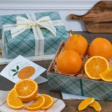 Fresh Juicy Oranges Fruit Gift Box - MyHairMail Wigs