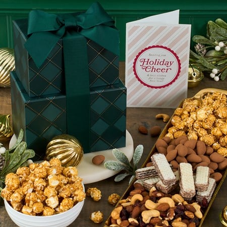 Happy Holidays Snack Gift Box - MyHairMail Wigs