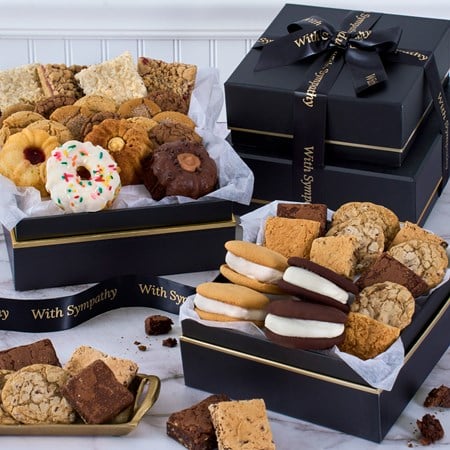 With Sympathy Bakery Gift Tower Premium - MyHairMail Wigs